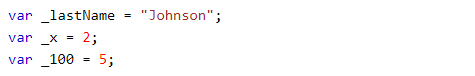 underline in javascript